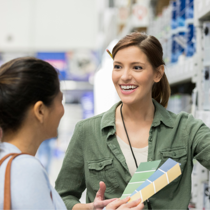 Vendeur professionnel